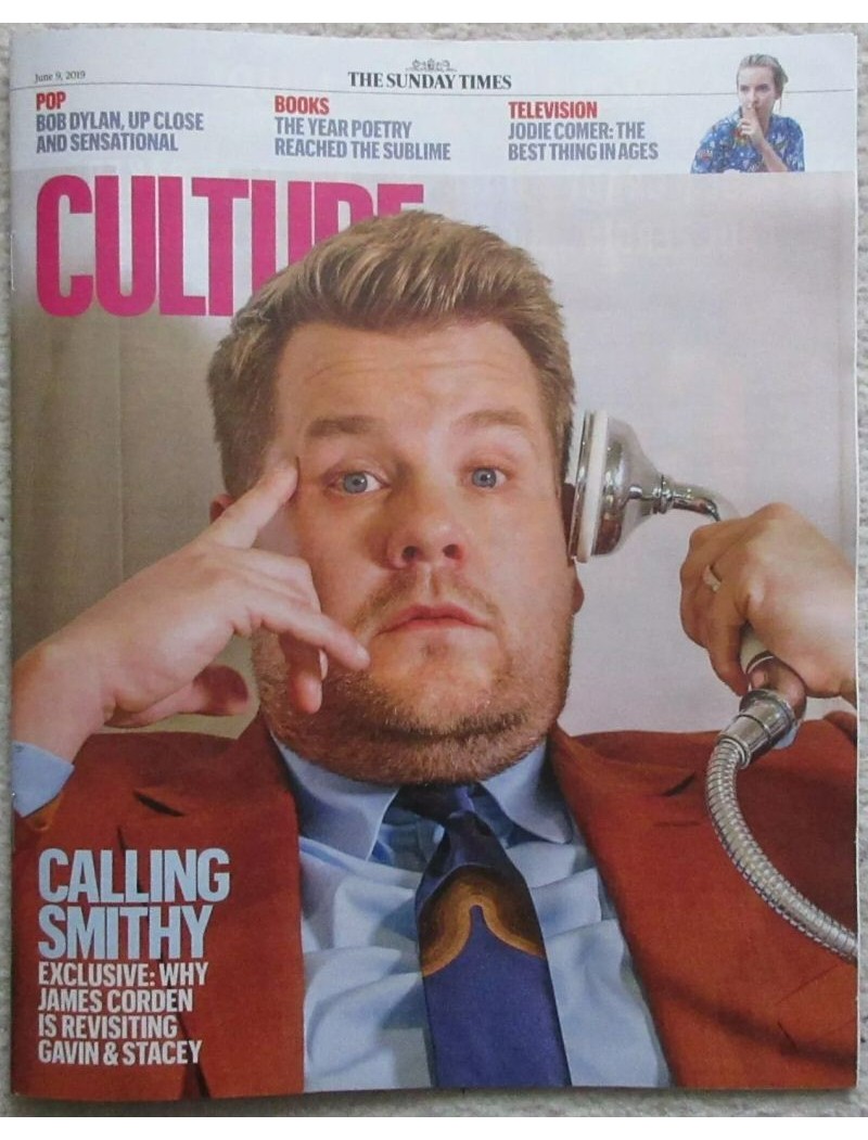 Culture Magazine 9th July 2019 James Corden Bill Nighy Bob Dylan