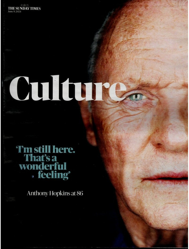 Culture Magazine 9th June 2024 Anthony Hopkins Danielle de Niese Fearne Cotton Debbie Harry Blondie