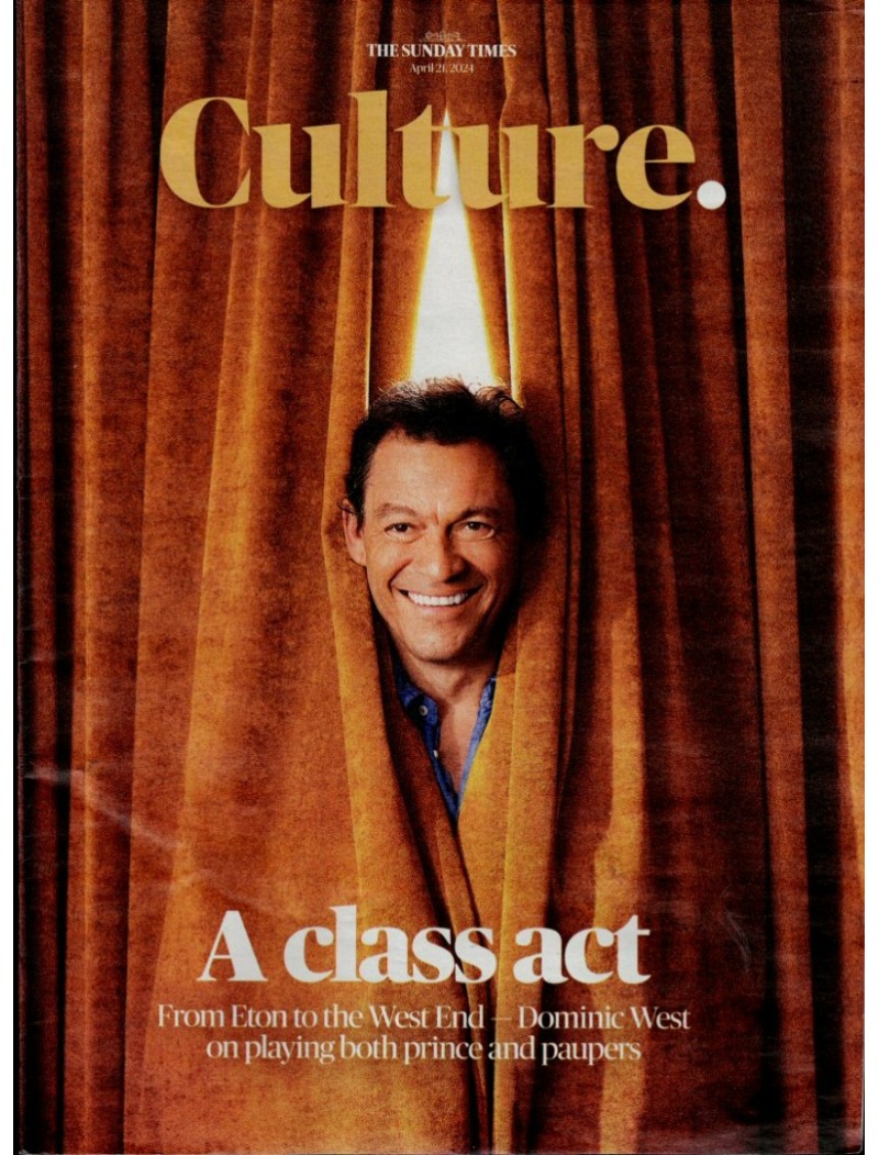 Culture Magazine 21st April 2024 Dominic West