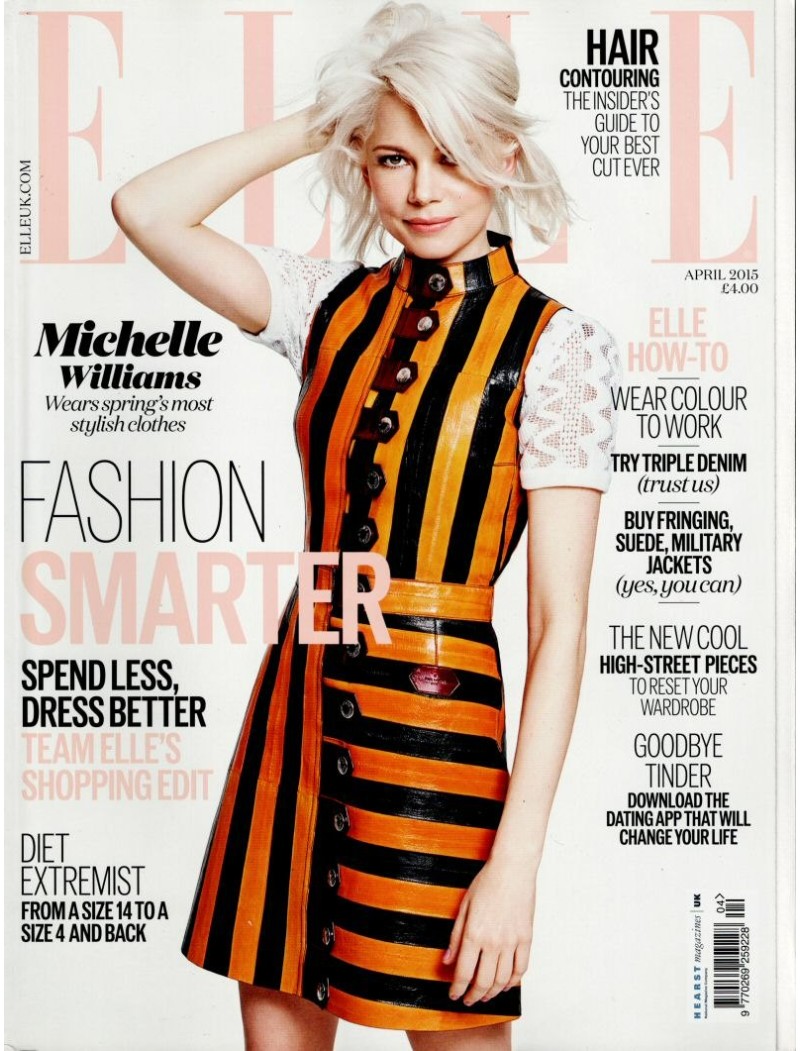 Elle Magazine UK April 2015 Michelle Williams