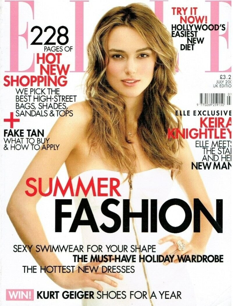 ELLE Magazine UK July 2006 Emily Haines KEIRA KNIGHTLEY Matthew Fox Kelis Nancy DellOlio