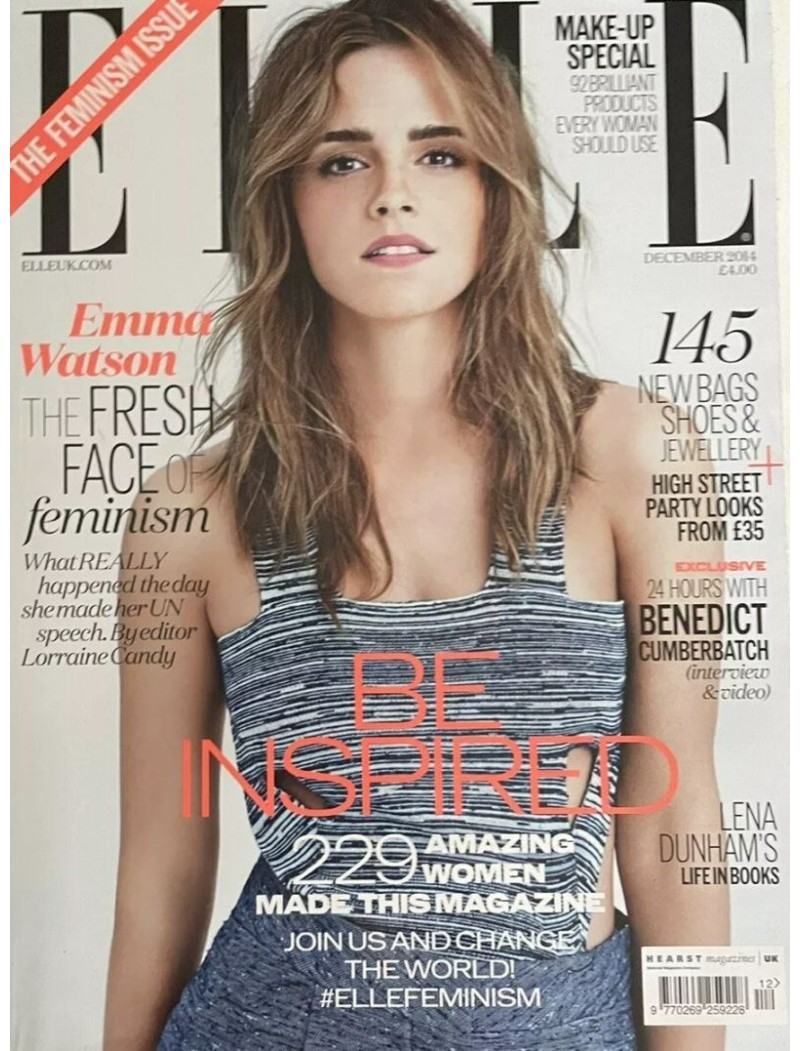 Elle Magazine December 2014 Emma Watson Feminism Issue Elle Magazine December 2014 Emma Watson Feminism Issue