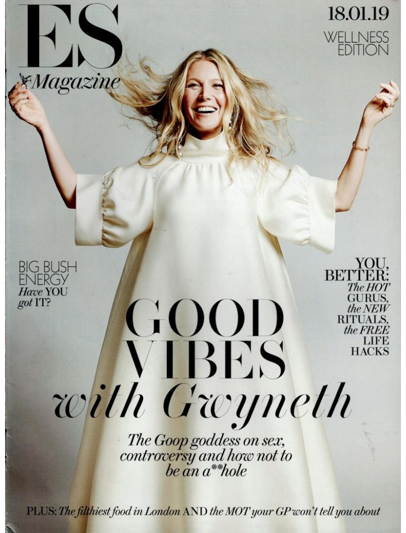 ES Magazine 18th January 2019 Wellness Edition Gwyneth Paltrow