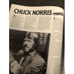 Film Review Magazine August 1985 Nicolas Cage Steve Guttenberg John Travolta Sting Sylvester Stallone