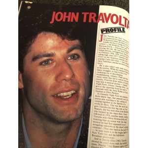 Film Review Magazine August 1985 Nicolas Cage Steve Guttenberg John Travolta Sting Sylvester Stallone