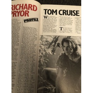 Film Review Magazine August 1985 Nicolas Cage Steve Guttenberg John Travolta Sting Sylvester Stallone