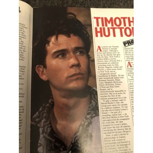 Film Review Magazine August 1985 Nicolas Cage Steve Guttenberg John Travolta Sting Sylvester Stallone