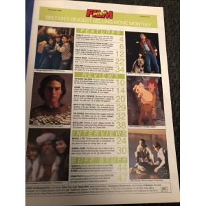 Film Review Magazine December 1985 Michael J Fox Ridley Scott Disney Tom Cruise Dudley Moore Gabriel