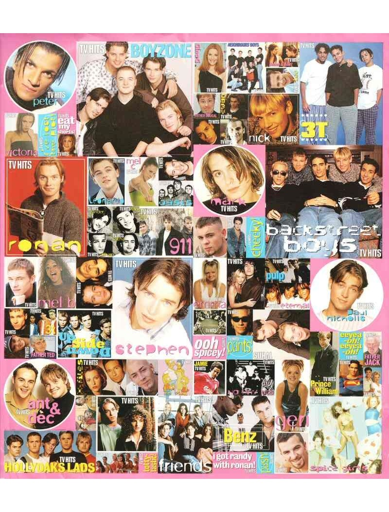 Cool Stickers from TV Hits 1990s