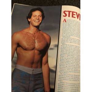 Film Review Magazine August 1985 Nicolas Cage Steve Guttenberg John Travolta Sting Sylvester Stallone