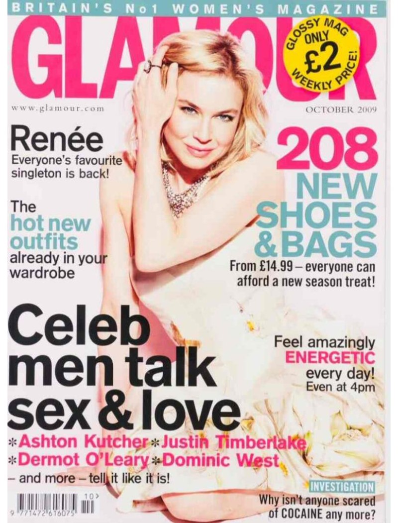 Glamour Magazine October 2009 Renee Zellweger