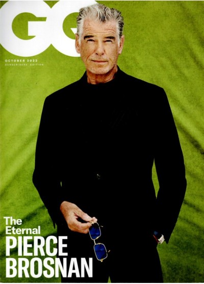 GQ Magazine October 2022 Pierce Brosnan cover