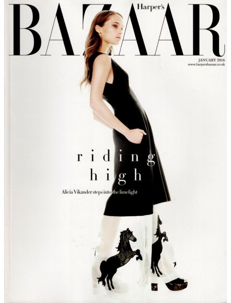 Harpers Bazaar Magazine - UK January 2016