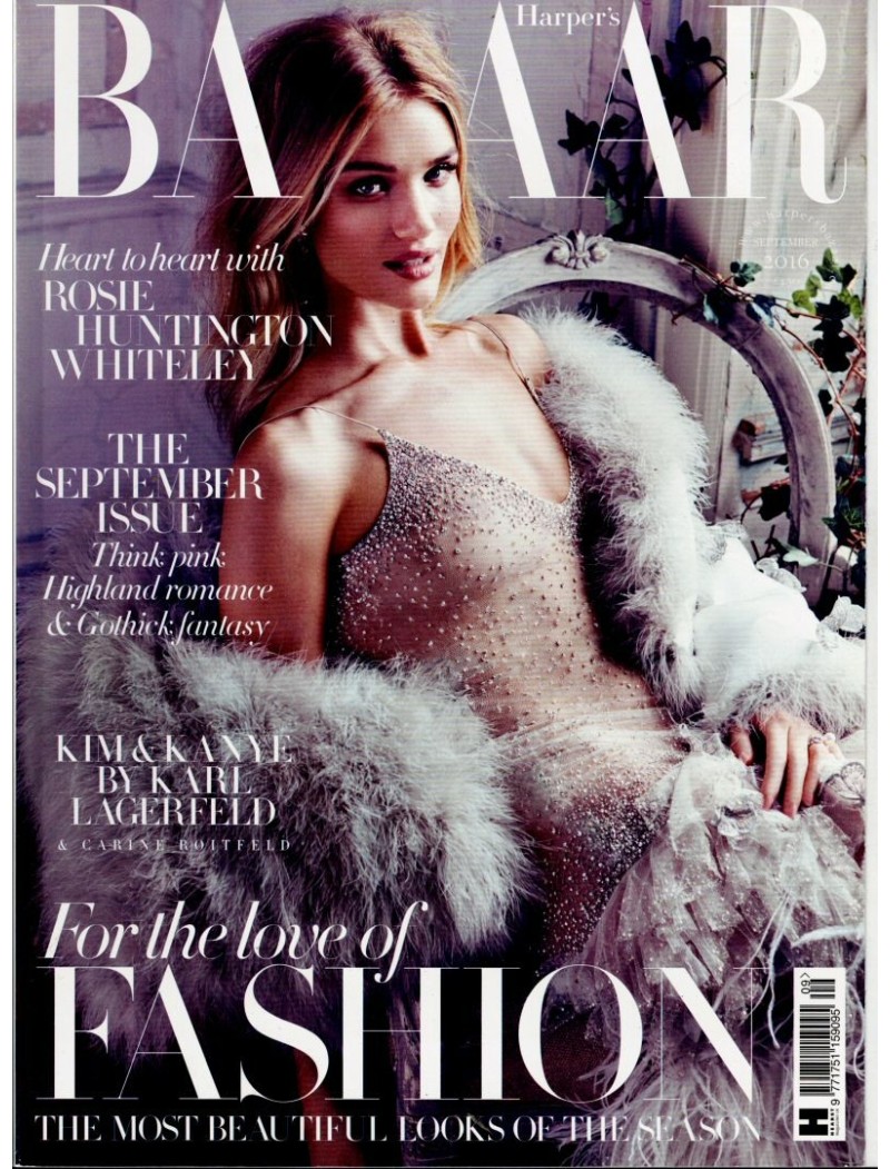 Harpers Bazaar Magazine September 2016 Harpers Bazaar Magazine September 2016