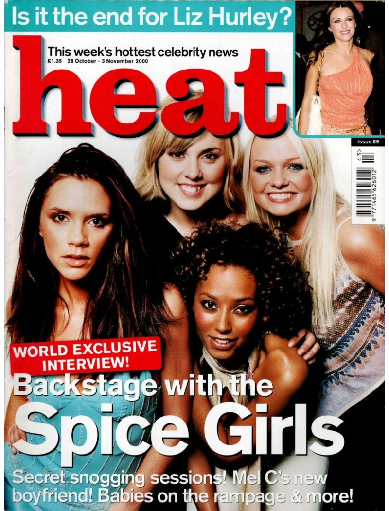 Heat Magazine 28th October 2000 Spice Girls