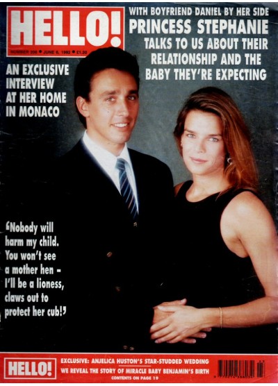 Hello Magazine Issue 206 6th June 1992 Princess Stephanie cover