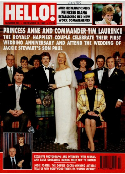 Hello Magazine Issue 284 18th December 1993 