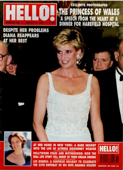 Hello Magazine Issue 398 16th March 1996 Princess Diana