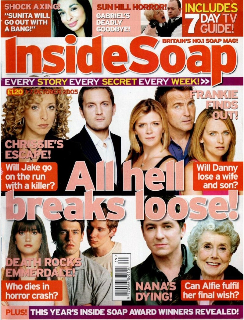 Inside Soap Magazine 1st October 2005 Inside Soap Magazine 1st October 2005