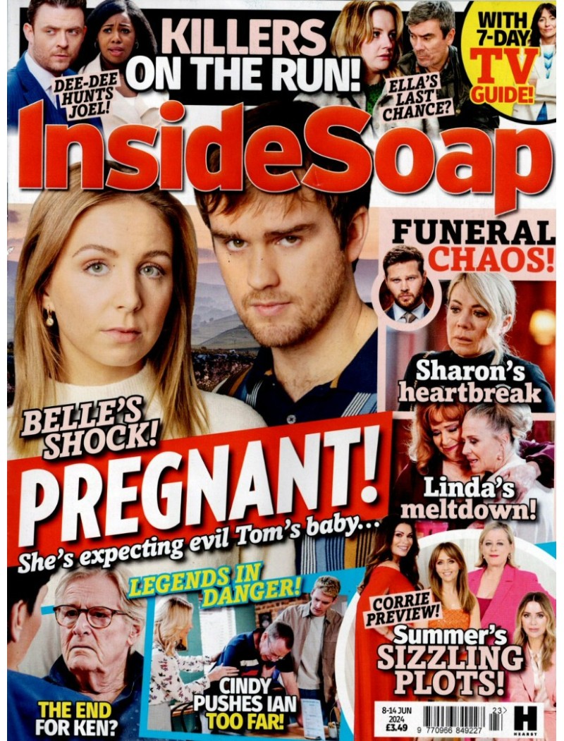 Inside Soap Magazine 8th June 2024 Jake Gyllenhaal Karen Blick Emrhys Cooper Wendi Peters Kellie Bright