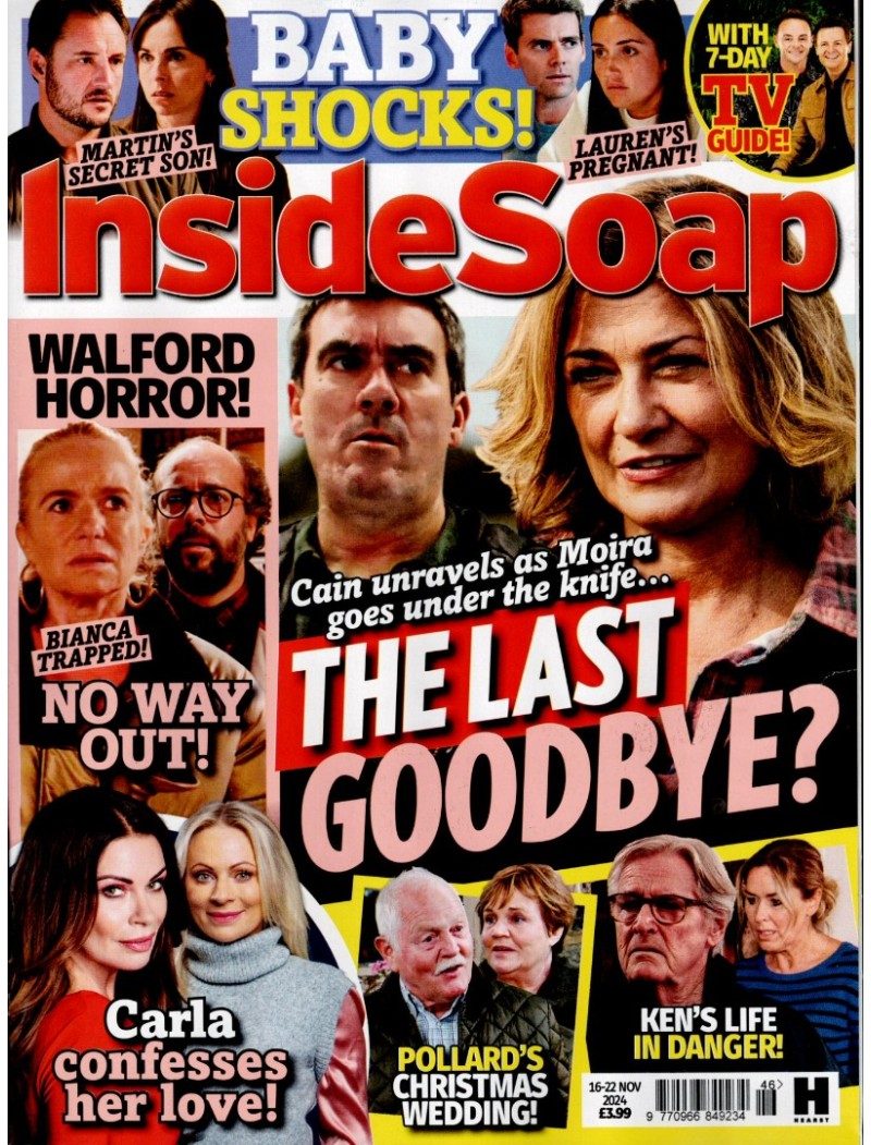Inside Soap Magazine 16th November 2024 Inside Soap Magazine 16th November 2024