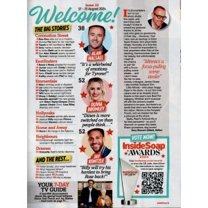 Inside Soap Magazine 17th August 2024