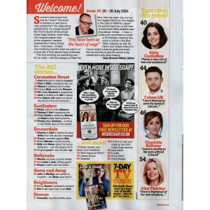 Inside Soap Magazine 20th July 2024 