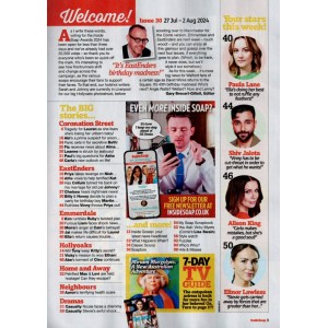 Inside Soap Magazine 27th July 2024 