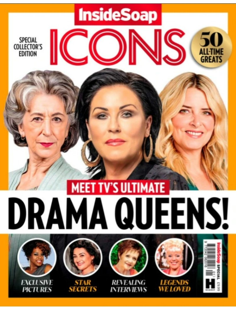 Inside Soap Icons Magazine May 2024 - Jessie Wallace Emma Atkins Eastenders Emmerdale Neighbours Drama Queens