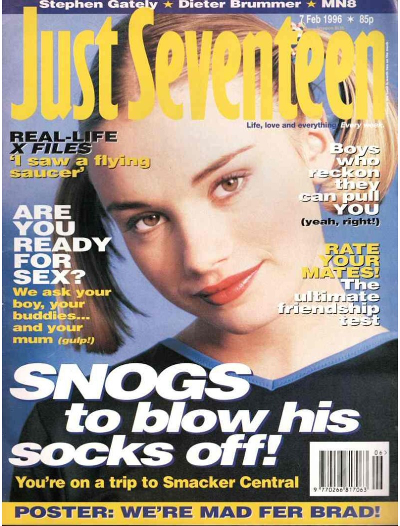 Just Seventeen Magazine - 1996 7th February 1996 Just Seventeen Magazine - 1996 7th February 1996