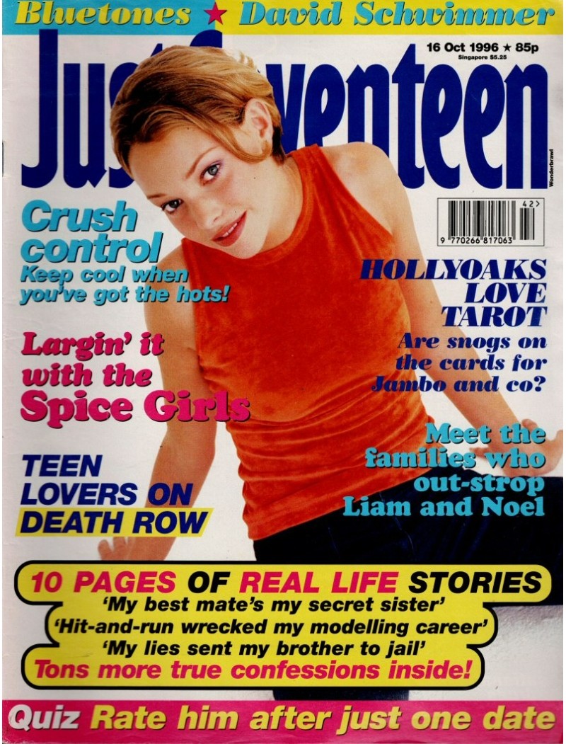 Just Seventeen Magazine 16th October 1996
