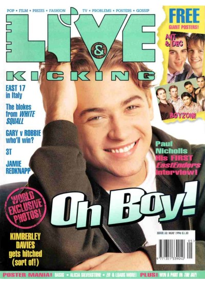 Live & Kicking Magazine - Issue 32 May 1996 Paul Nicholls  Sweet Valley High John Alford