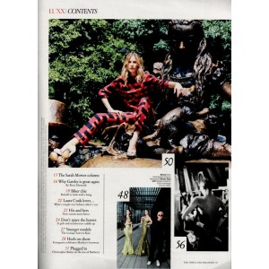 Times Luxx Fashion Issue 22nd September 2012 Mario Testino Cara Delevigne Claudia Schiffer Dree Hemingway