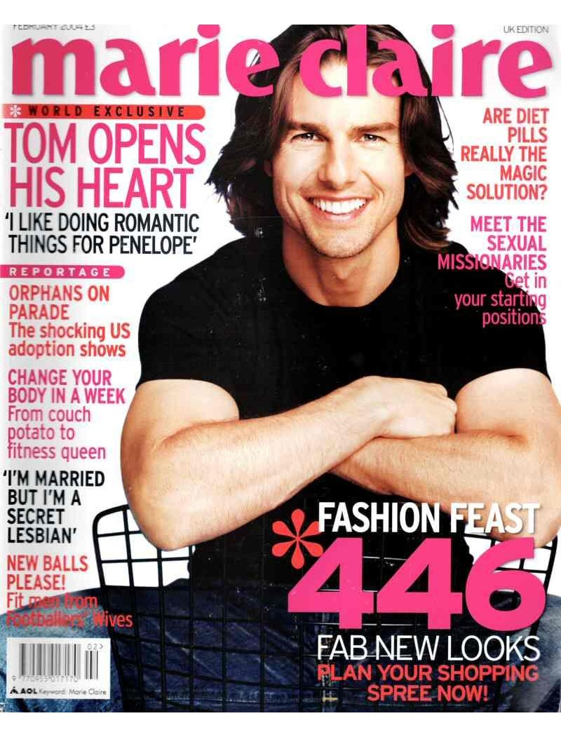 Marie Claire Magazine 2005 April 2005 Holly Valance Tom Cruise Zoe Lucker Gary Lucy Pamela Anderson