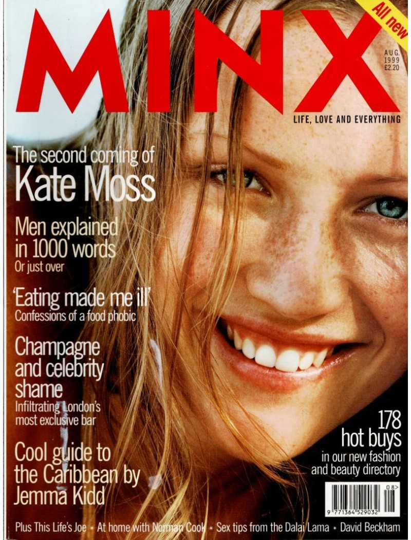 Minx Mgazine August 1999 Kate Moss