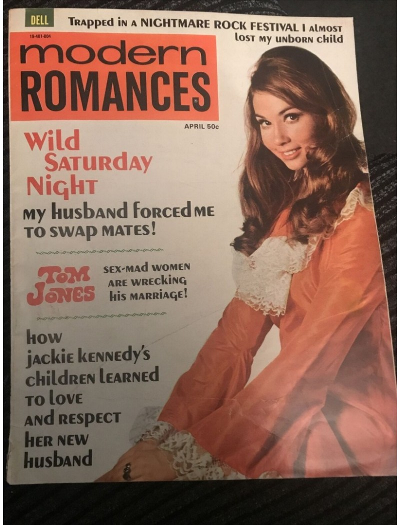 Modern Romances Magazine 1970 April Tom Jones, Jackie Kennedy