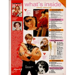 More Magazine - 48 - 24th January 1990 Cyndi Lauper