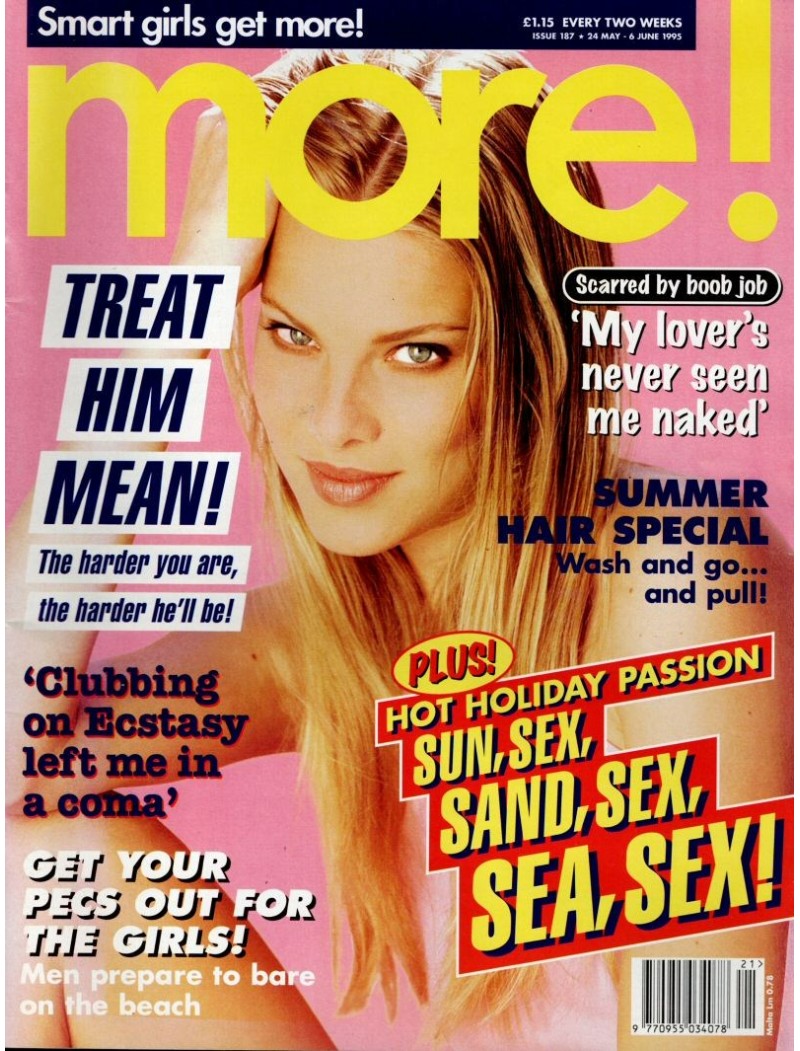More Magazine - 187 - 24th May 1995 Kylie Minogue Davina McCall