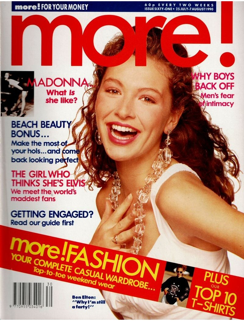 More Magazine - 61 - 25th July 1990 Madonna Keith Allen