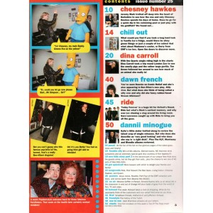 Number One Magazine 23rd March 1991 Chesney Hawkes Dina Carroll Dawn French Simone Hyams