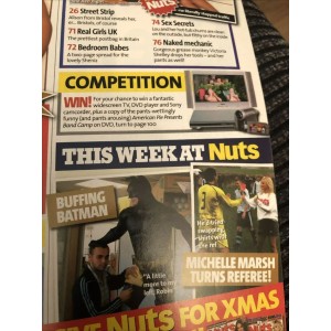 Nuts Magazine 4th November 2005 Sam Heuston Al Murray Michael Owen Little Britain