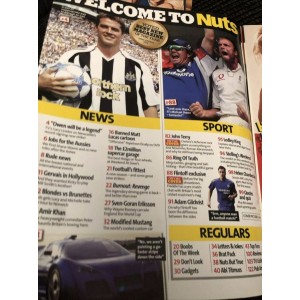 Nuts Magazine 9th September 2005 Charlotte Mears Natalie Oxley Ricky Gervais John Terry Abi Titmuss