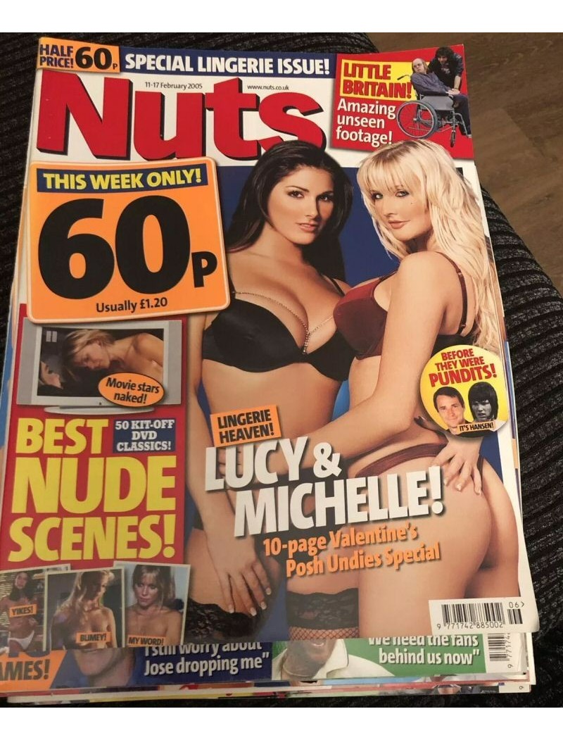 Nuts Magazine 11th February 2005 Lucy Pinder Michelle Marsh Little Britain John Thomson Emma Davies Lauren
