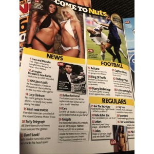 Nuts Magazine 11th March 2005 Lucy Pinder Michelle Marsh Harry Redknapp Derren Brown Jose Mourinho