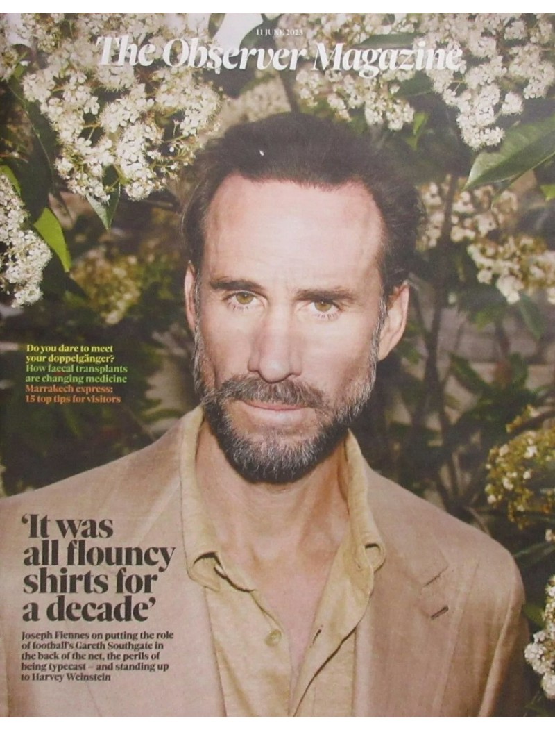 The Observer Magazine 11th June 2023 Joseph Fiennes