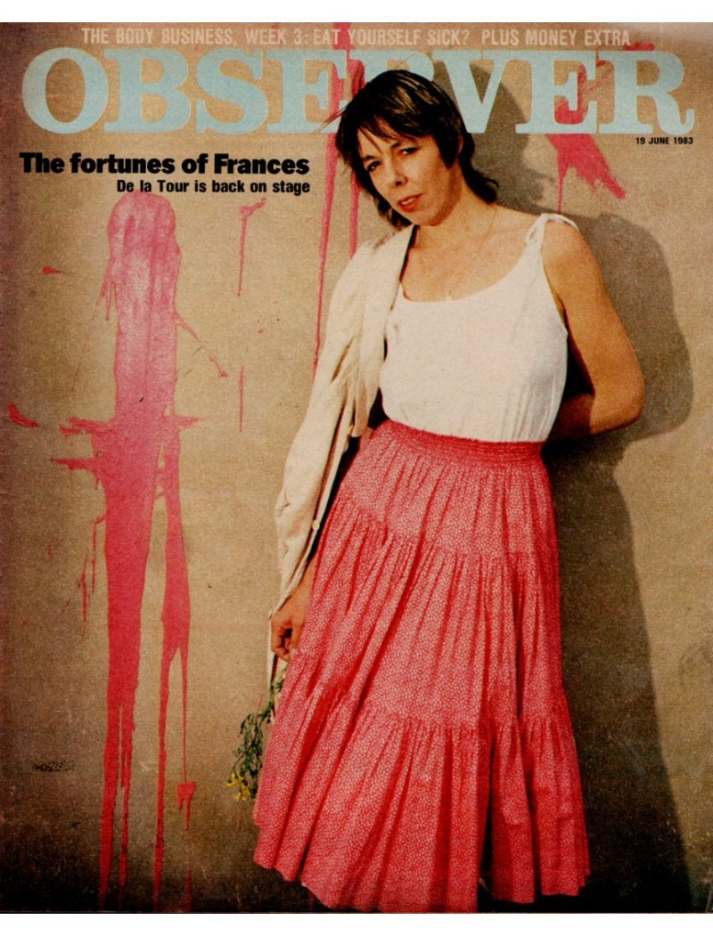 Observer Magazine 19th June 1983 Frances de la Tour Rising Damp Ivan Lendl