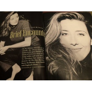 Premiere Magazine UK December 1993 Emma Thompson cover