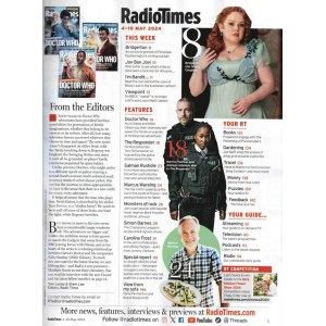 Radio Times Magazine 4th May 2024 Doctor Who Ncuti Gatwa - Cover 2 of 3