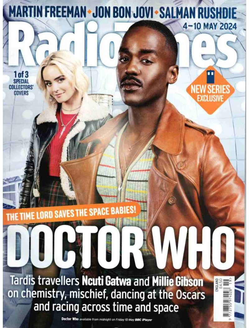 Radio Times Magazine 4th May 2024 Doctor Who Ncuti Gatwa - Cover 1 of 3