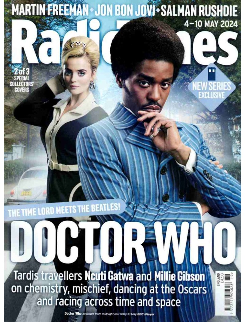 Radio Times Magazine 4th May 2024 Doctor Who Ncuti Gatwa - Cover 2 of 3